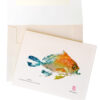 gyotaku note cards by Debra Lumpkins